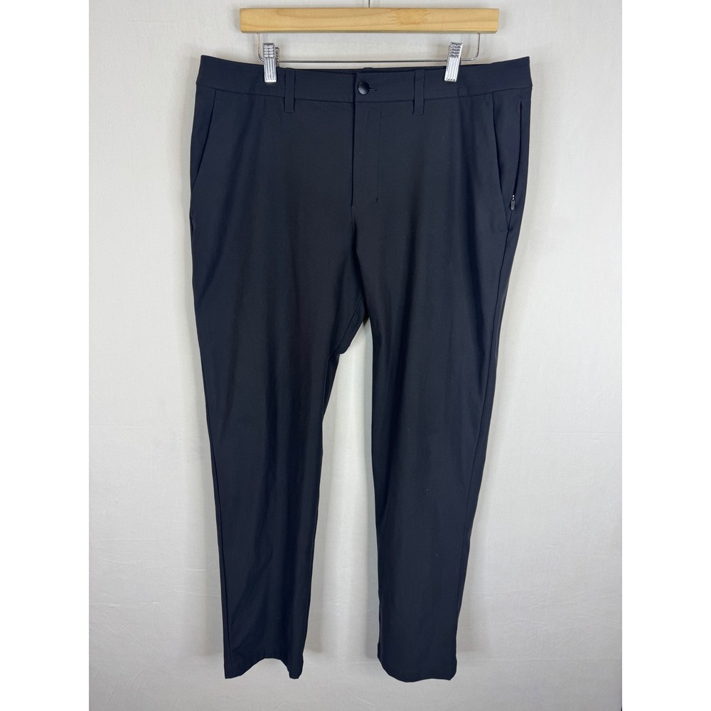 Lululemon Commission Slim-Fit Pant 34X32 Black Warpstreme LM5AOSS